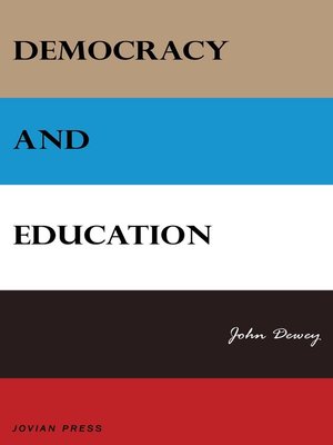 cover image of Democracy and Education